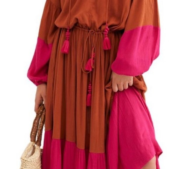 Free People Never Forget Long Sleeve Maxi Dress - Picture 3 of 15